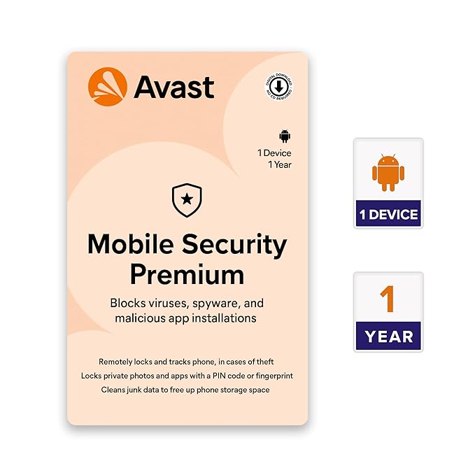 Avast Mobile Security - Premium 1 Dispositivo 1 Anno