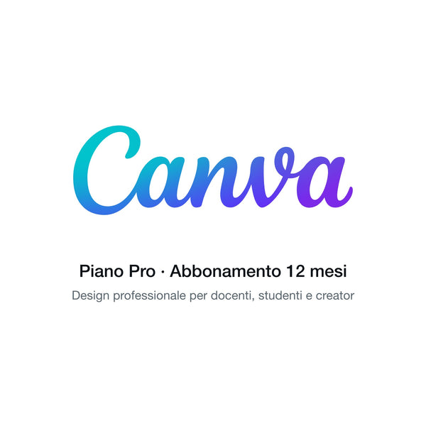 Canva Pro - Abbonamento 12 mesi, logo Canva