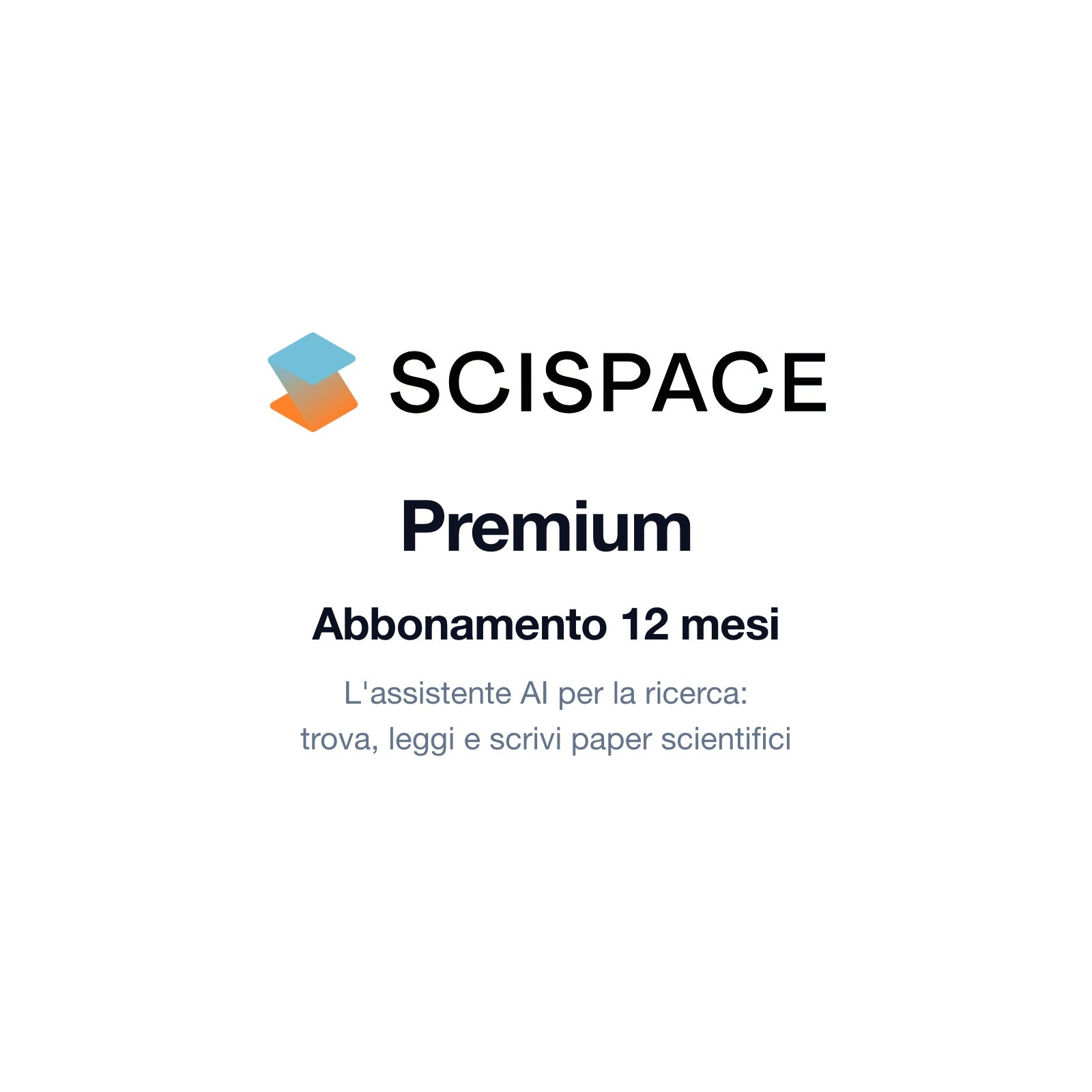 SciSpace Premium - Abbonamento AI 12 mesi, assistente AI per la ricerca scientifica