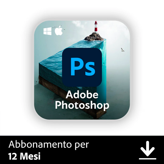 Adobe Photoshop 2024 1 Anno PC/Mac