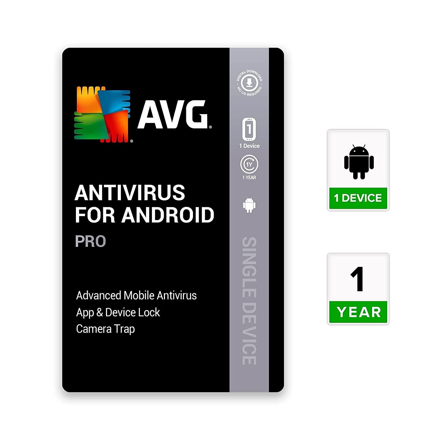 AVG AntiVirus Pro for Android 1 Dispositivo 1 Anno