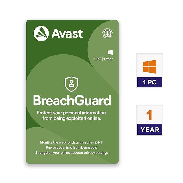Avast Security Breachguard 1 Pc 1 Anno