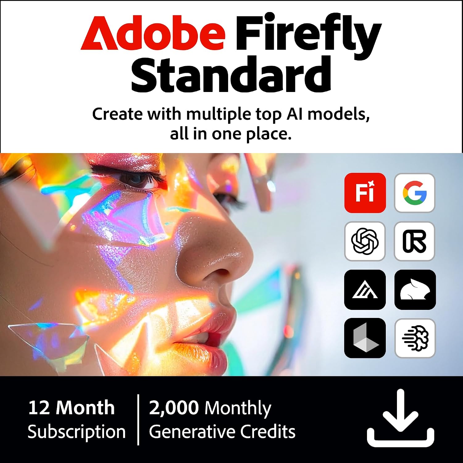 Adobe Firefly Standard 1 Anno