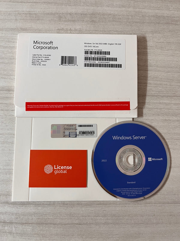Windows Server 2022 Standard box