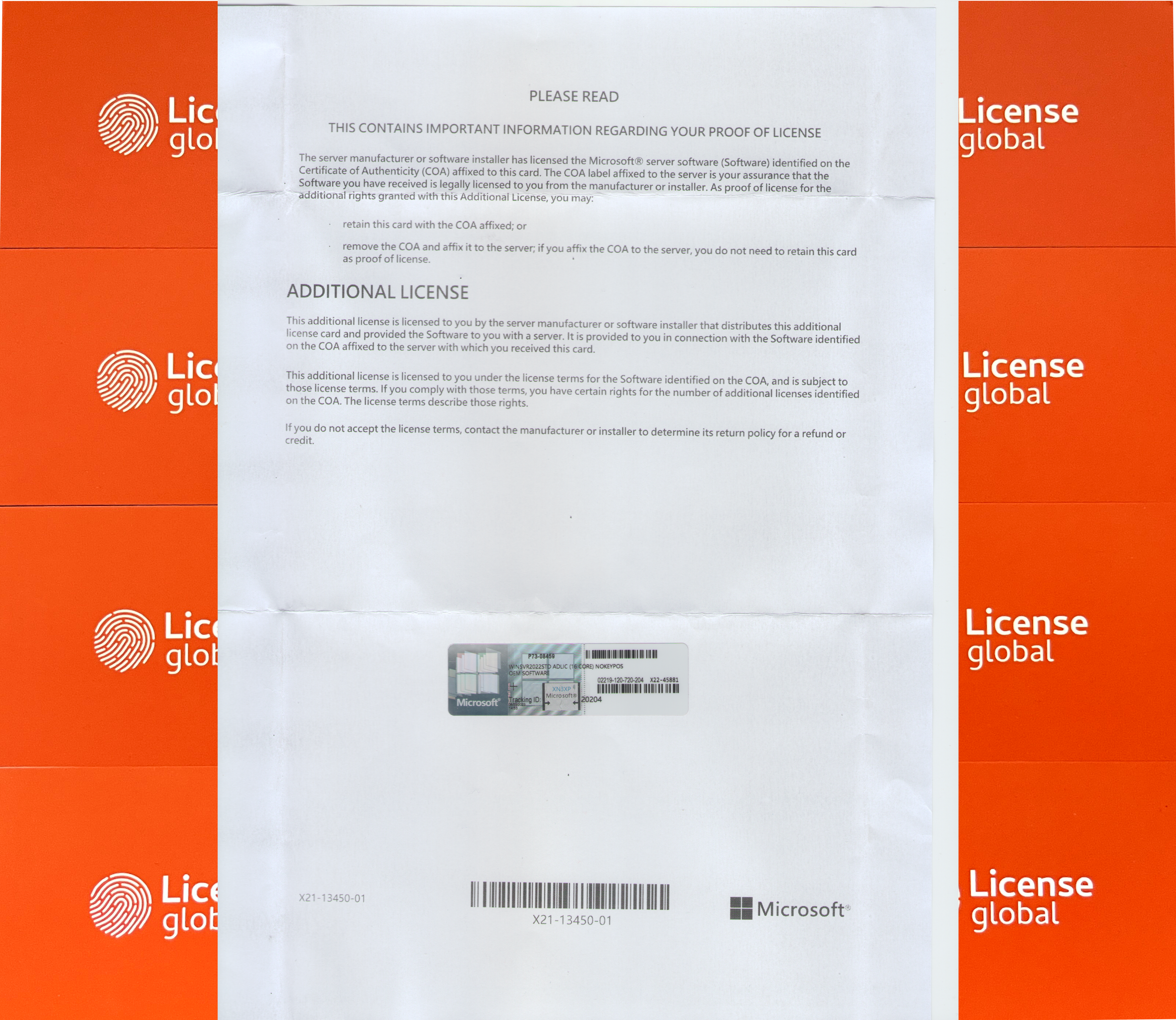 Windows Server Standard 2022 Add License Box