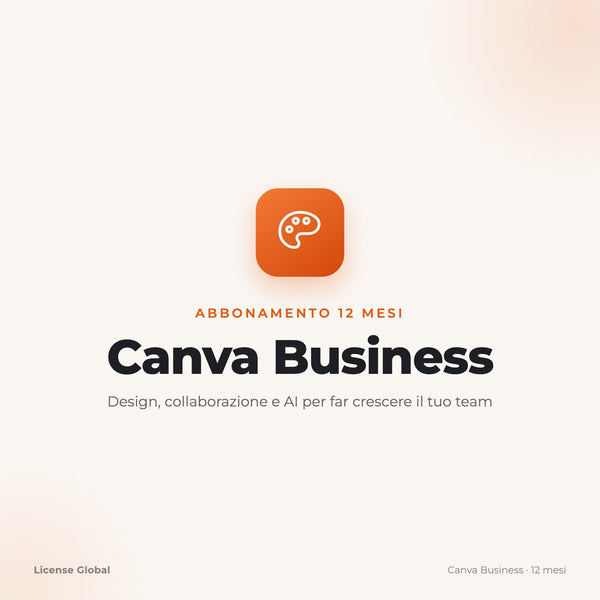 Canva Business - Abbonamento 12 mesi