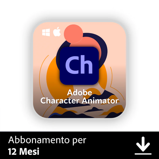 Adobe Character Animator 1 Anno PC/Mac