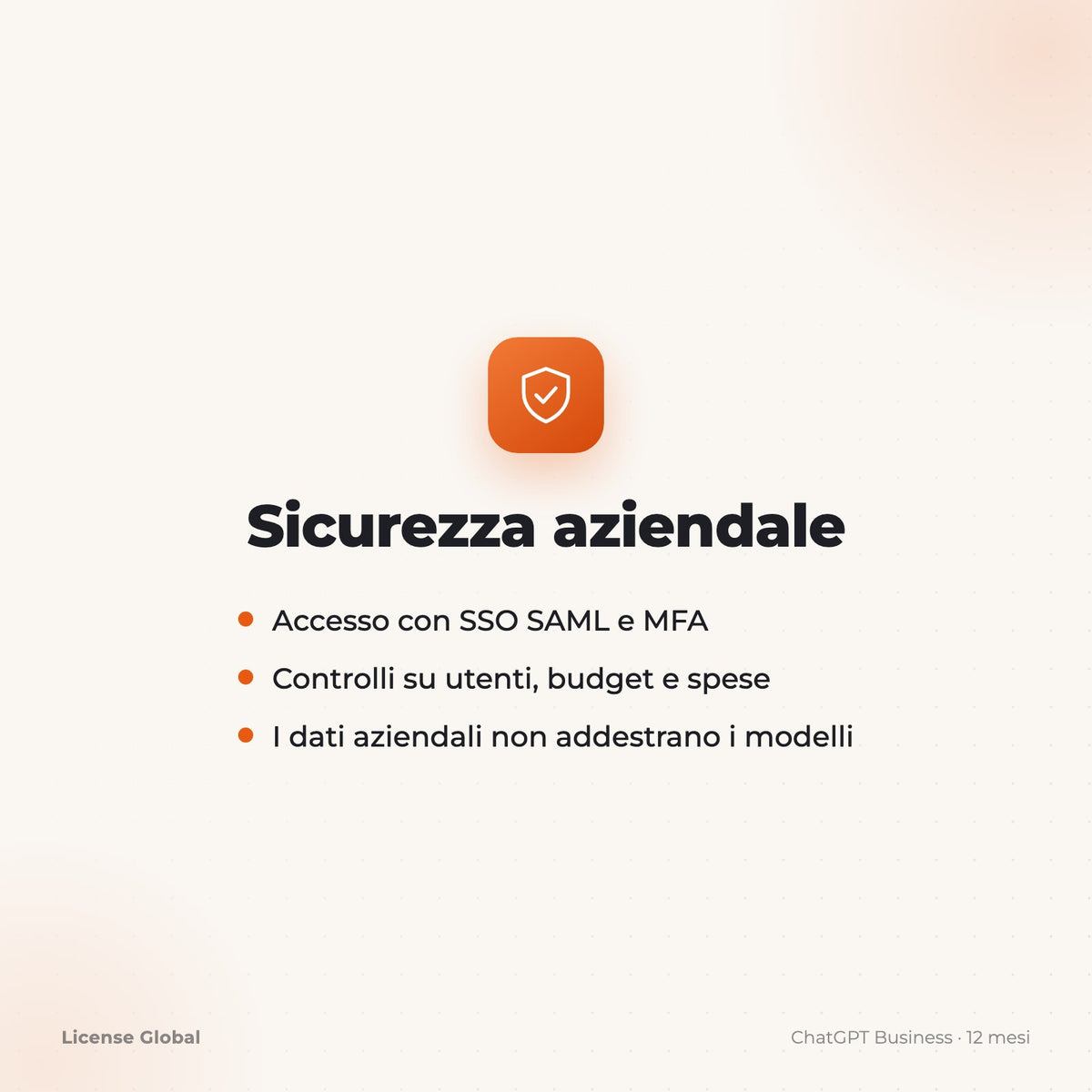 ChatGPT Business: Sicurezza aziendale