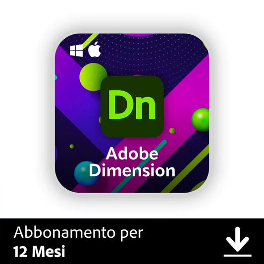 Adobe Dimension 1 Anno PC/Mac