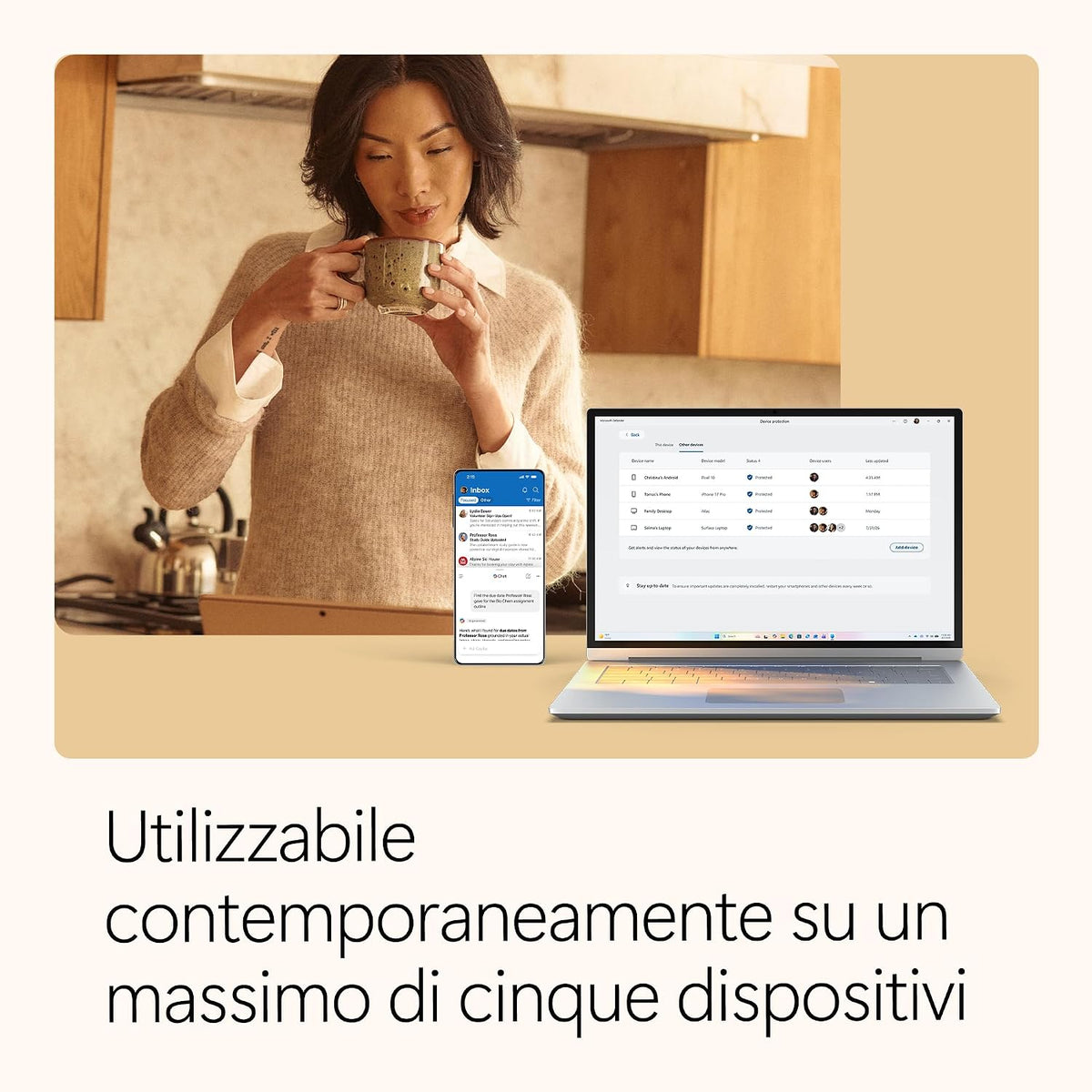 Microsoft 365 Personal: utilizzabile su 5 dispositivi contemporaneamente