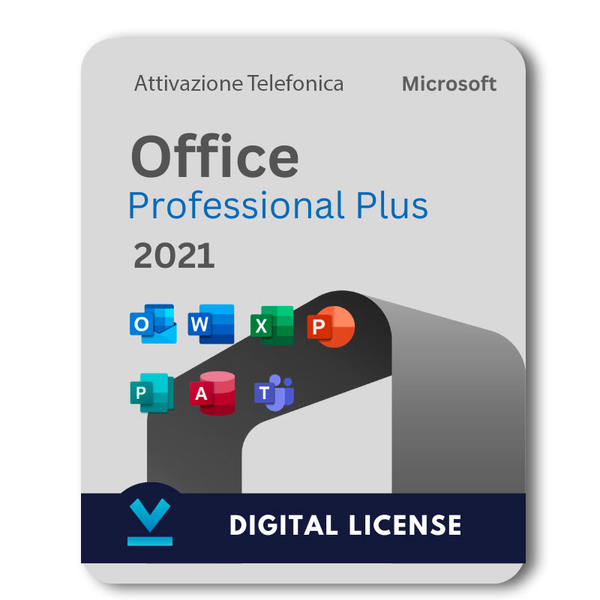 Microsoft Office 2021 Professional Plus (Attivazione Telefonica) (Windows)