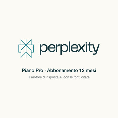 Perplexity Pro - Abbonamento AI 12 mesi, logo Perplexity