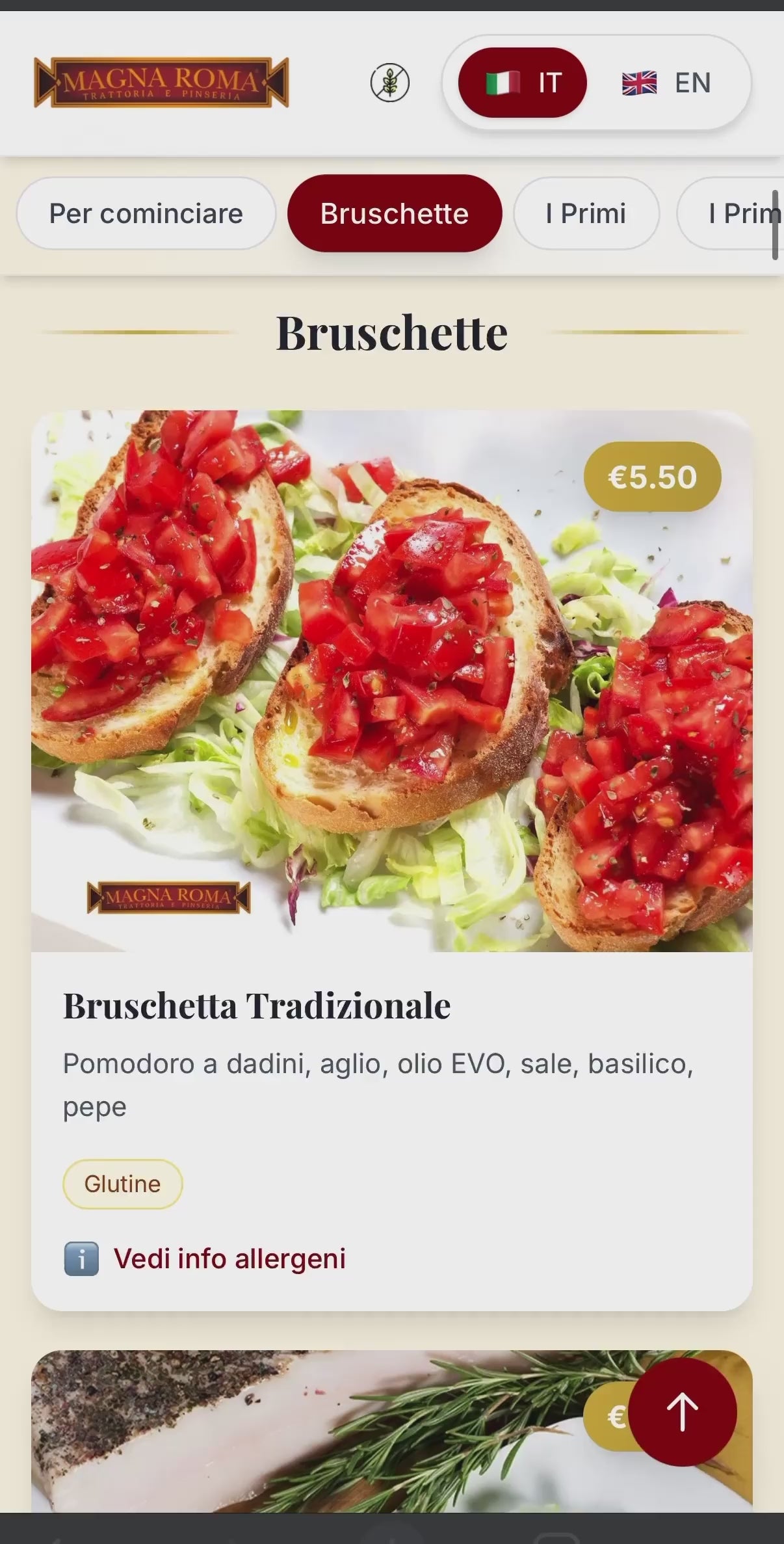 GO!Food - Menù digitale per i ristoratori