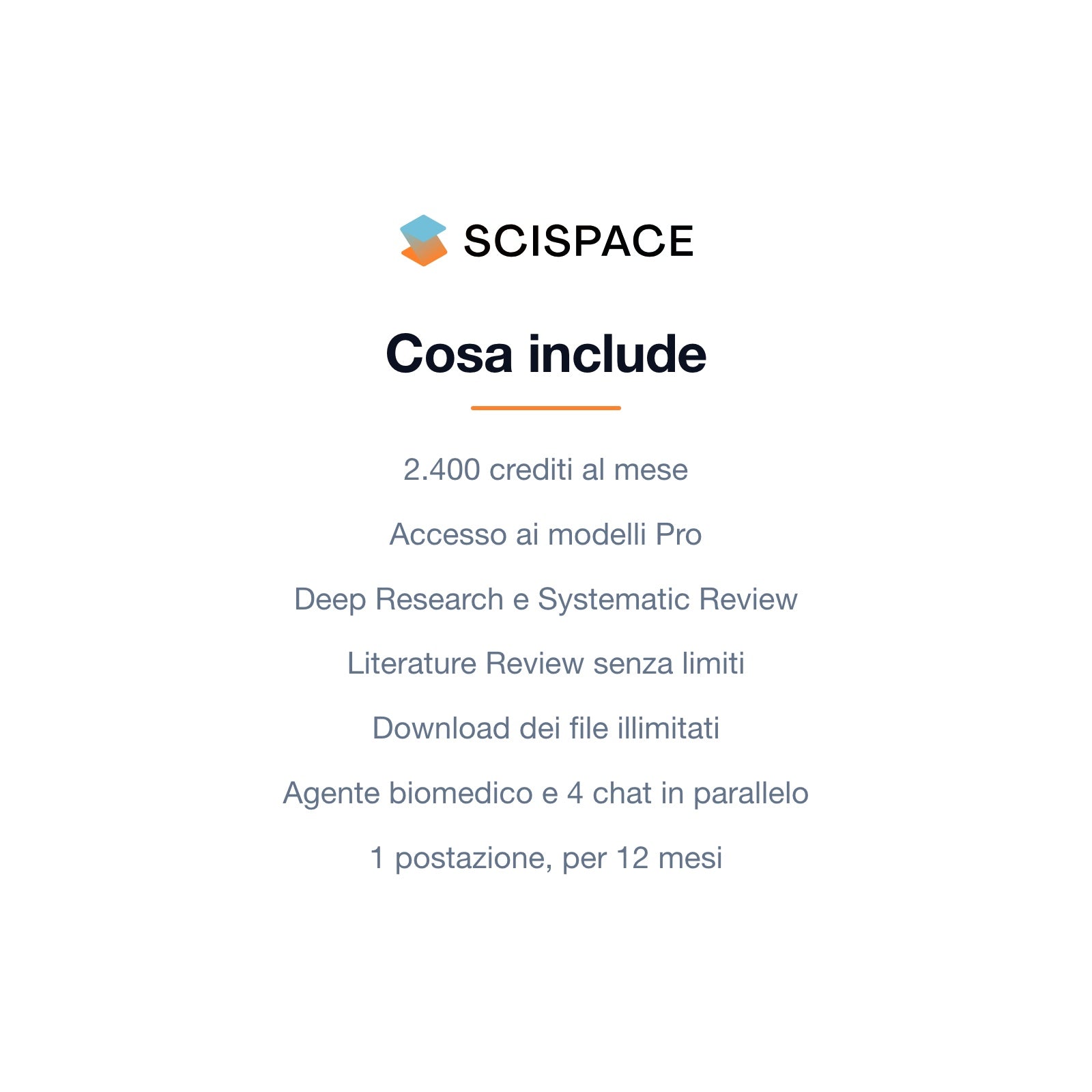 Cosa include SciSpace Premium: crediti, modelli Pro, Deep Research, SLR, 12 mesi